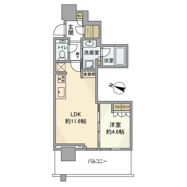 1317号室 の間取り図