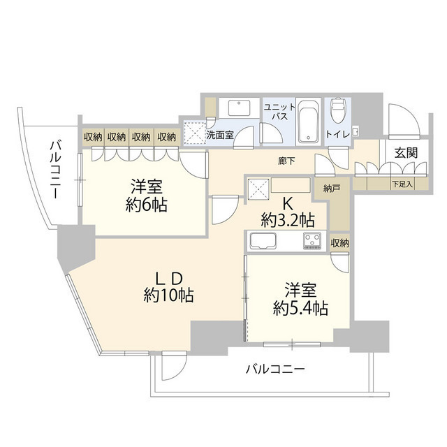 5階 2LDK