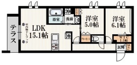 10号室 の間取り図