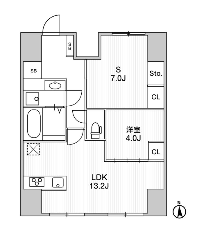 101号室 の間取り図