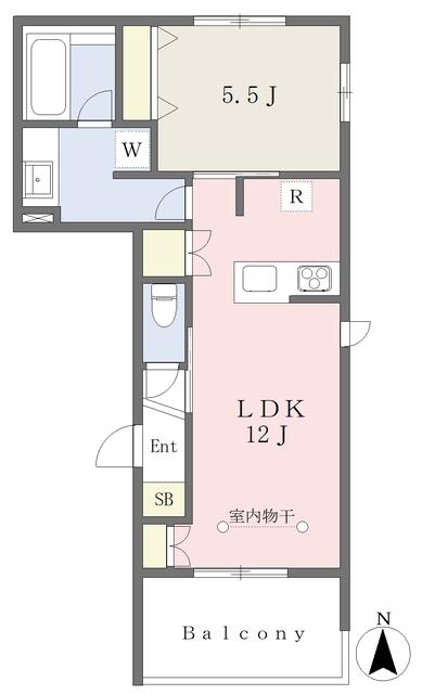 301号室 の間取り図