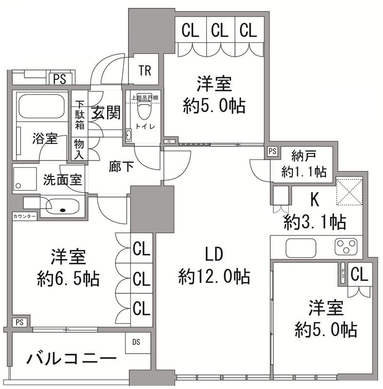 4215号室 の間取り図