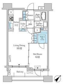 1003号室 の間取り図