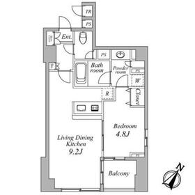 0604号室 の間取り図