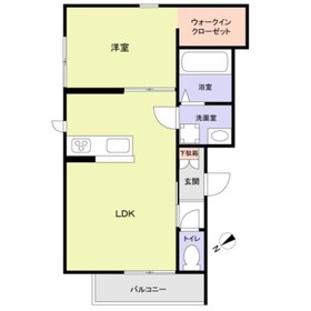 302号室 の間取り図