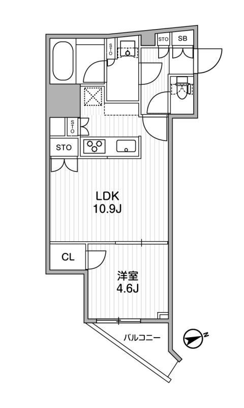 1501号室 の間取り図