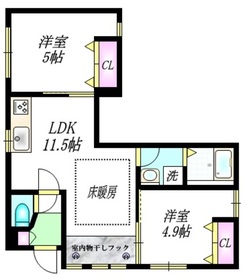 101号室 の間取り図