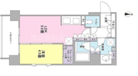 704号室 の間取り図