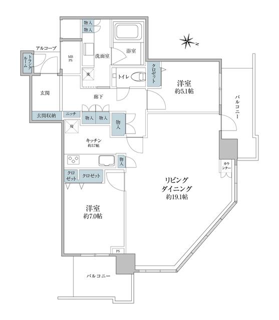 24階 2LDK