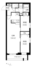 0201号室 の間取り図