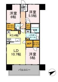 1004号室 の間取り図