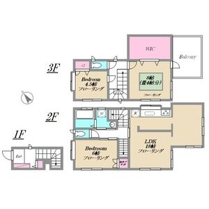 201号室 の間取り図