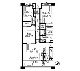 305号室 の間取り図