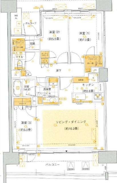 13階 3LDK