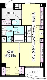 101号室 の間取り図