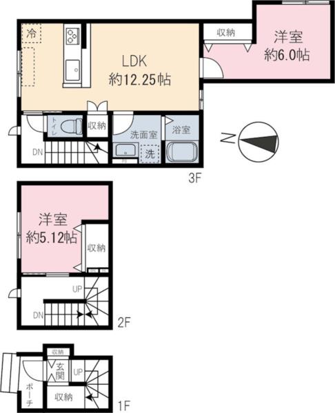 301号室 の間取り図