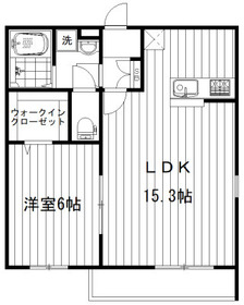 201号室 の間取り図