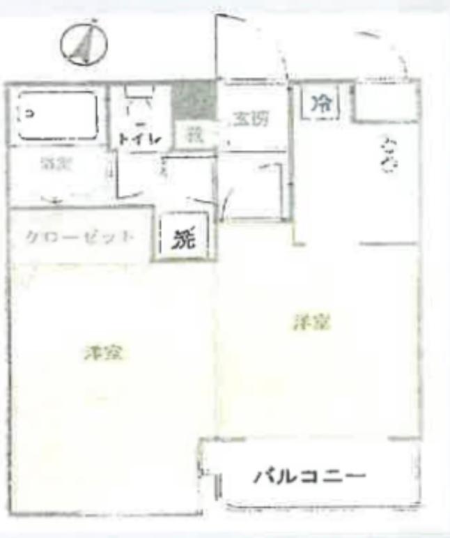 403号室 の間取り図