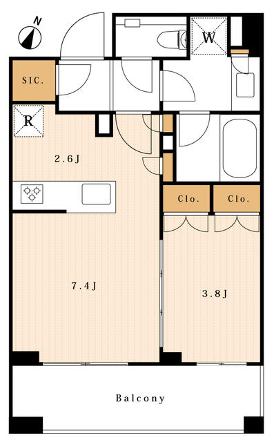 2F 1LDK
