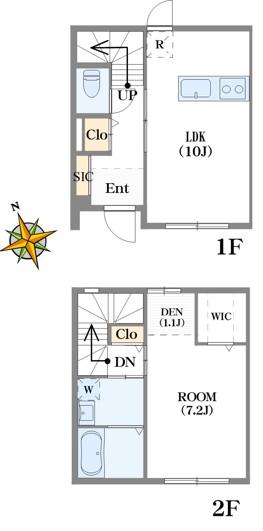 101号室 の間取り図