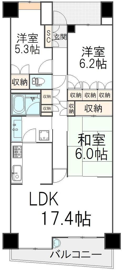 20階 3LDK