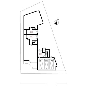101号室 の間取り図