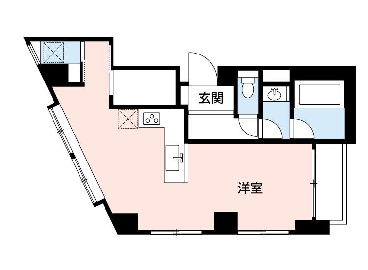 501号室 の間取り図