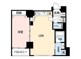 303号室 の間取り図