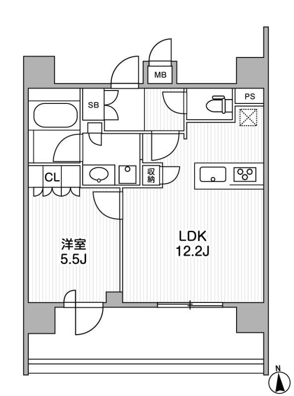 903号室 の間取り図