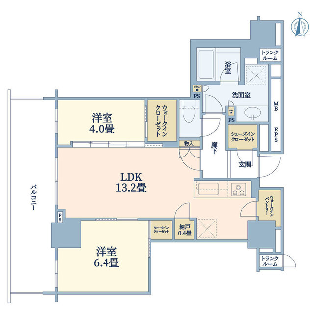 603号室 の間取り図