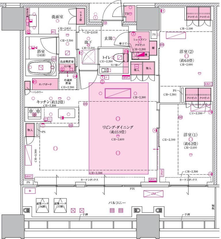 東棟 30F