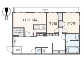 102号室 の間取り図