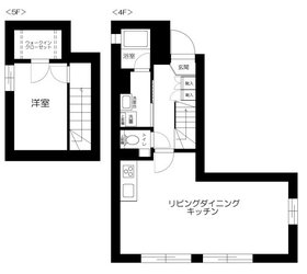 401号室 の間取り図