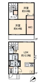 2F 2LDK+S(納戸)