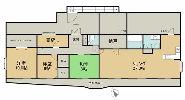 401号室 の間取り図
