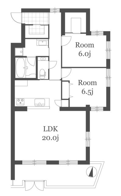 301号室 の間取り図