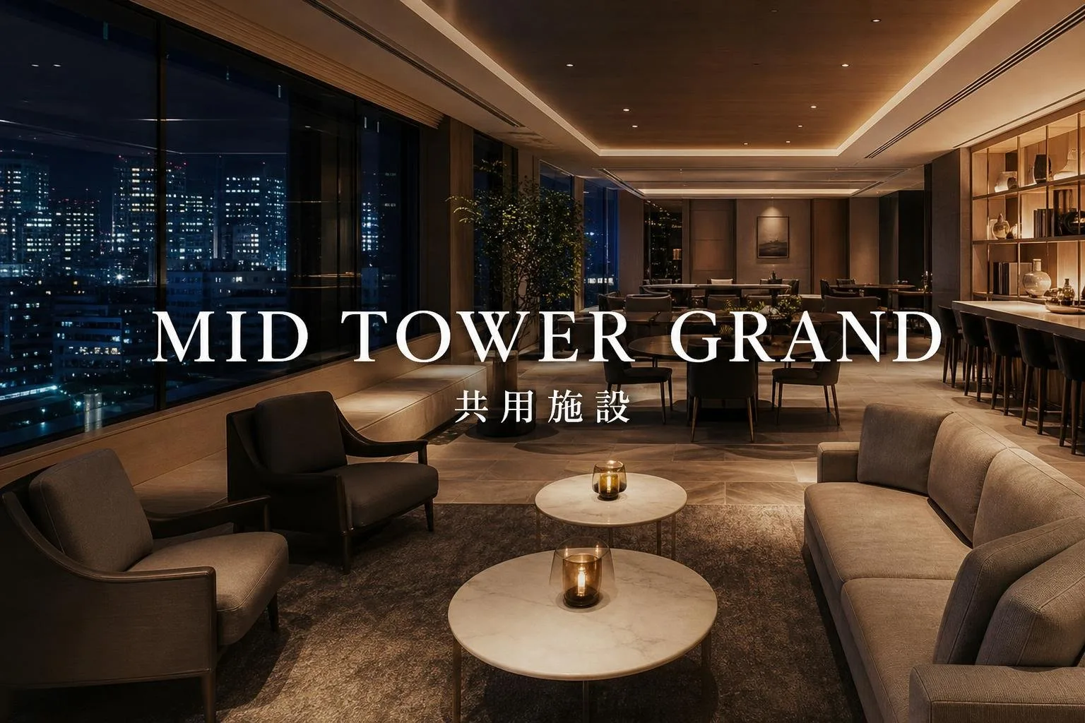 MID TOWER GRANDの共有施設は何がある？スカイラウンジやサウナまで一覧で確認