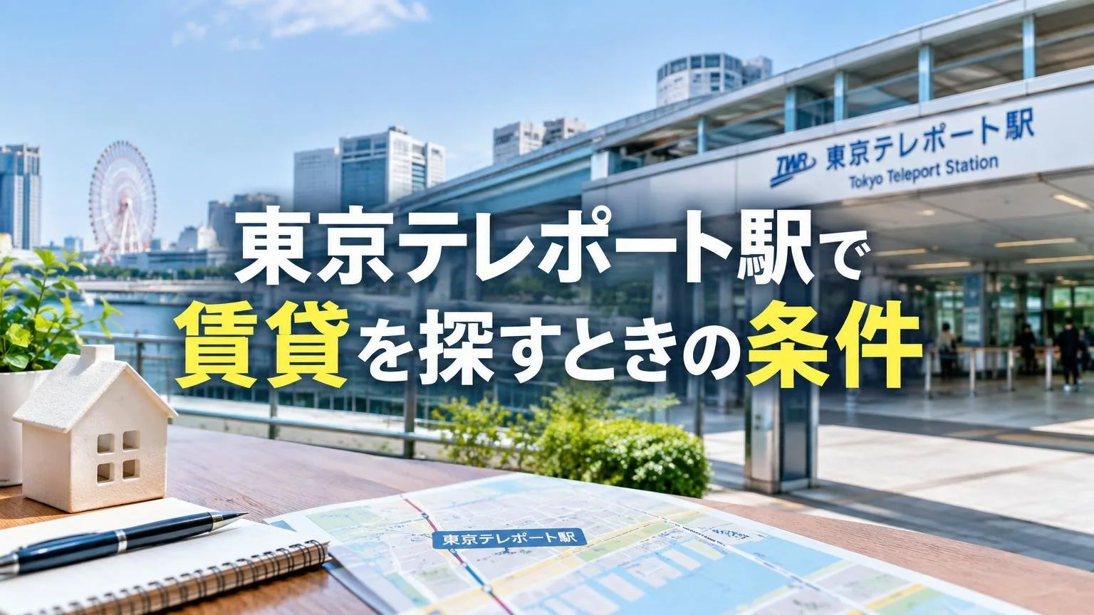 東京テレポート駅で賃貸を探すときの条件の決め方