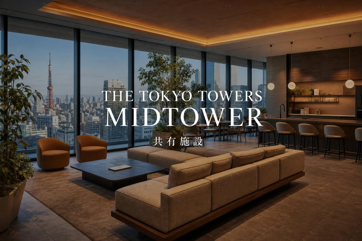 THE TOKYO TOWERS MIDTOWERの共有施設は何がある？ラウンジ・ゲストルーム・ジムまで一覧で確認