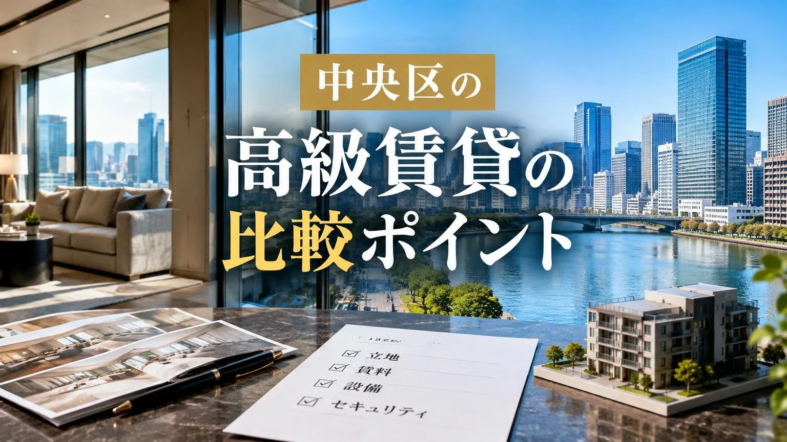 中央区の高級賃貸の比較ポイント