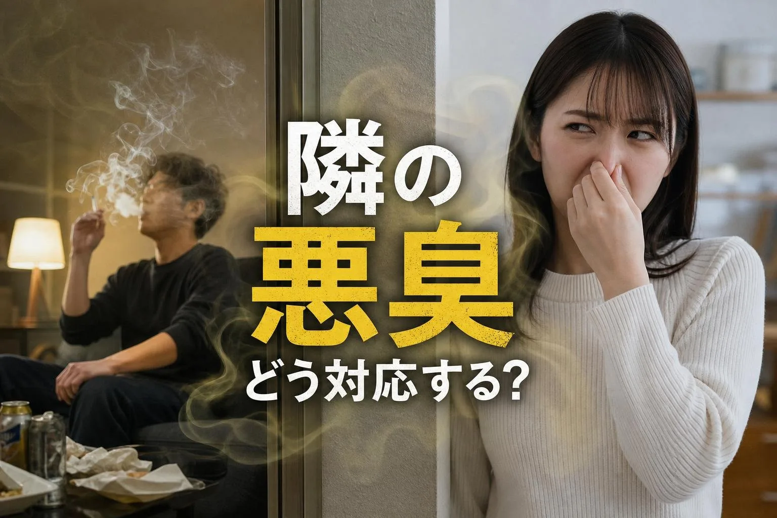 隣の悪臭は何が原因？賃貸でまず疑うべき5つのパターンと初動対応