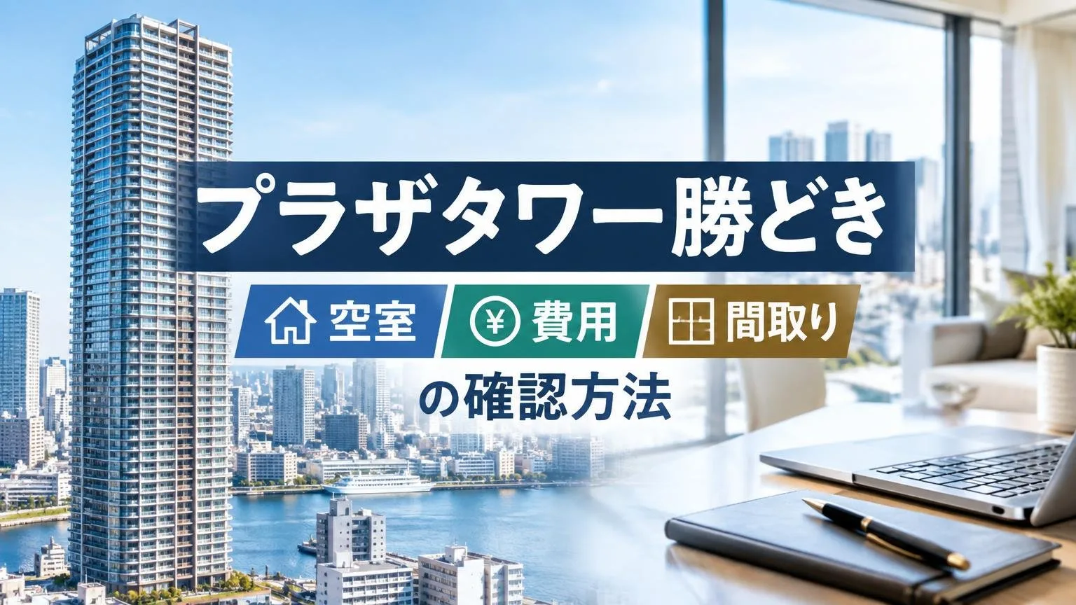 プラザタワー勝どきの空室・費用・間取りの確認方法