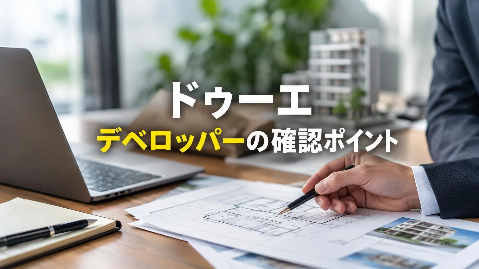 ドゥーエ デベロッパーの確認ポイント