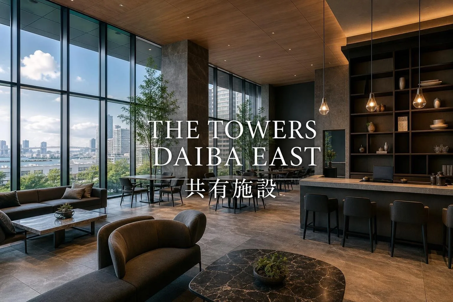 THE TOWERS DAIBA EASTの共有施設は何がある？スカイラウンジやゲストルームを一覧で確認